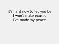 Miley Cyrus - These Four Walls With Lyrics