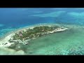hatchet caye aerial video
