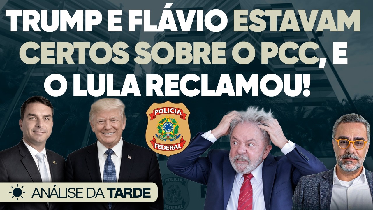 🚨  PF Humilha Lula Com Operação Contra o PCC Após Sanção de Trump