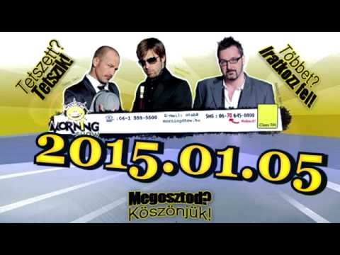 ClassFM MorningShow 2015 01 05 Első nap, Megyei matrica, Ugató panda, Továbbadott karácsonyi cuccok