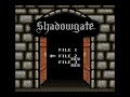 icom simulations developed yet another point and click adventure, shadowgate, and was published in 1987 by mindscape for the macintosh. shadowgate was also released on various other platforms. this particular version is the nes version, which was released in 1989 and published by kemco, who also published deja vu and uninvited. shadowgate plays similarly to the two aformentioned titles, though it and uninvited are harder than deja vu. the game's setting takes place in the castle shadowgate, where the evil warlock lord resides. the warlock lord plans to summon the behemoth from the depths of hell to case a shadow upon the land for the rest of eternity. as the last in a line of kings, you must stop the warlock lord in time before it's too late. many difficult puzzles must be solved and perilous traps have to be avoided. one wrong move means no escape so a bit of trial and error has to be used in the game. some puzzles tend to be out of the ordinary and the game is 