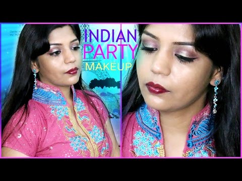 how to do indian party makeup at home