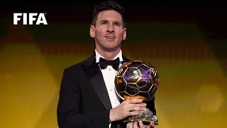 LIONEL MESSI REACTION  FIFA Ballon dOr winner FULL