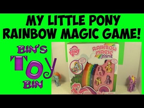Bin Vs. Jon: My Little Pony RAINBOW MAGIC GAME! Review by Bin's Toy Bin