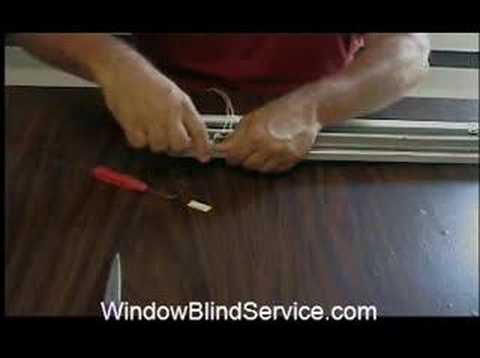 how to repair blinds