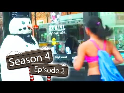 Funny Scary Snowman Prank Season 4 Episode 2 Boston - Newport