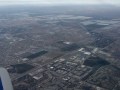 Eastbound morning takeoff on Runway 9L at MIA, followed by quick left turn over Biscayne Bay, with view of the islands of North Bay Village along the 79th Street Causeway (2:50 -- 3:24), the Golden Glades freeway interchange (4:10 -- 4:30), Ives Estates and Andover Lakes (4:45 -- 5:15), Miramar (5:30 - 5:45) , junction of Interstate 75 & the Florida Turnpike (on center-left margin at 6:45) to proceed to the northwest before penetrating a mid-altitude layer of overcast west of Cooper City, near the eastern boundary of the Everglades Wildlife Management Conservation Area 3A. This overcast layer extends west to beyond the Gulf Coast shoreline of Florida.