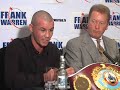 Nicky Cook Press Conference part 1