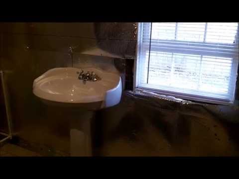 how to build a cabinet around a pedestal sink