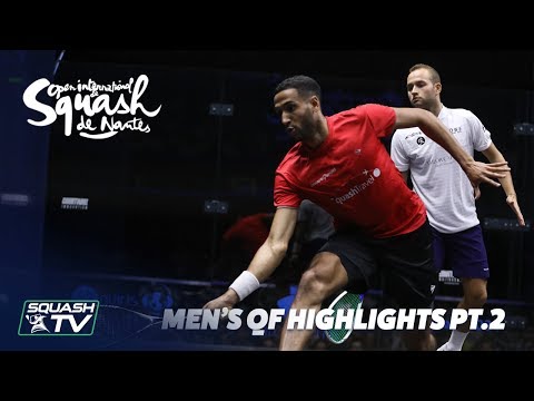 Squash: Men's QF Roundup Pt.2 - Squash de Nantes 2018