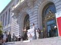 Mark Leno at Same Sex Marriage protest.