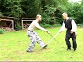 Fragment from the seminar in Germany RMA SystemA'SV. Head Dmitry Skogorev Russia Novosibirsk. Work without weapons, protection against blows and grips. Protection against knife sticks. The work of the checker. Thin. Easy contact. www.rmasv.ru viun@mail.ru