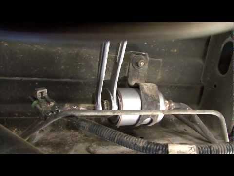 How to change your fuel filter on Chevy vans, trucks