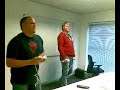 YouTube - Wii Boxing - Mike and Leo have at it!
