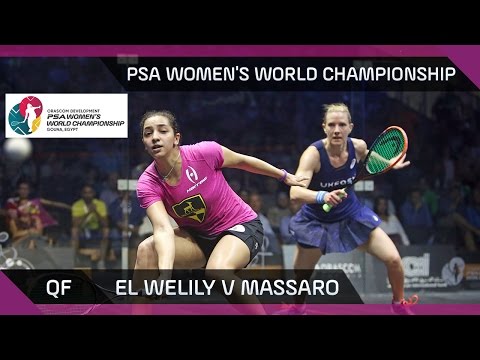 Squash: El Welily v Massaro - PSA Women's World Championship QF Highlights