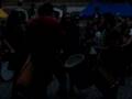 The music performance at Po Farze place in Lublin