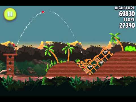 Angry Birds Rio 4-10 3 Strars Walkthrough