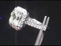 1.09 K/VS2 GIA Emerald Cut Halo Diamond Ring 1.09 K/VS2 GIA Emerald Cut Halo Diamond Ring