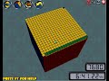 20x20x20 Rubik's cube solve timelapse