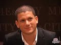 Wentworth Miller Interview Part 2 China / Peking Wentworth Miller Interview Part 2 China / Peking