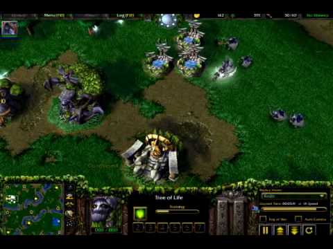 how to harvest lumber with undead in warcraft 3