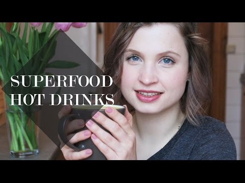 SUPERFOOD HOT DRINKS (Deutsch): Maca-Malzkaffee & Kurkuma-Chai