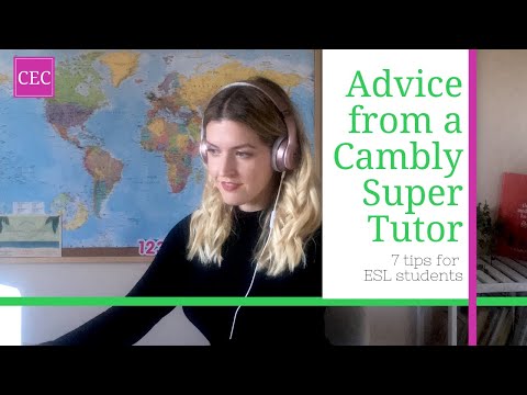 How to Learn English on Cambly: advice from a Cambly SuperTutor!