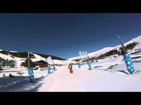 Спуск на горных лыжах в Canillo