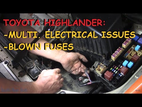 toyota highlander to fix it follow the smoke 