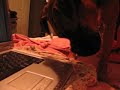 Izzy watching youtube