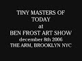 december 8th at my exhibition at the arm in brooklyn, with russell sims from the john spencer blues explosion on drums