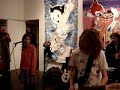december 8th at my exhibition at the arm in brooklyn, with russell sims from the john spencer blues explosion on drums