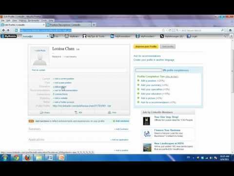how to login to linkedin