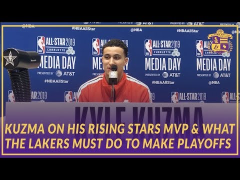 Video: 2019 NBA All-Star: Kyle Kuzma on His Rising Stars MVP Game and What Lakers Must do to Make Playoffs