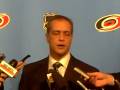 Carolina Hurricanes Paul Maurice press conference after first game 2008