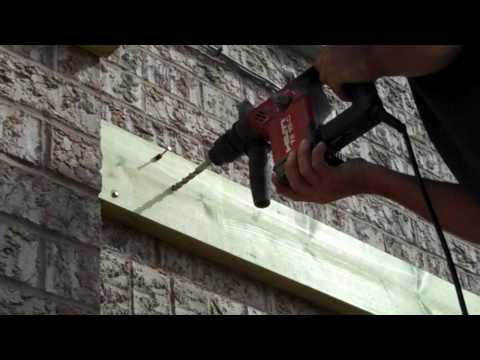 how to fasten a deck to a house