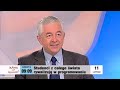 Prof. Bill Poucher and Prof. Jan Madey in Polish Television, TVP1
