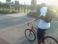 jason riding a bike
