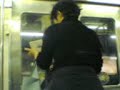 Train Door, Japanese Lady and Hello Kitty Sticker Train Door, Japanese Lady and Hello Kitty Sticker