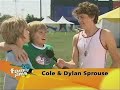 Michael Seater plays a word Game with the competitors at the DC GamesP.S. Canadians don't actually say 
