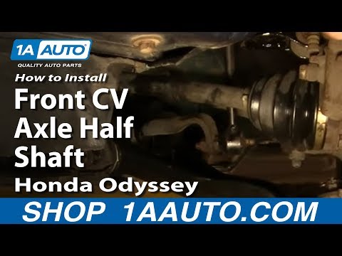 How To Install Replace Front CV Axle Half Shaft Honda Odyssey 99-04 1AAuto.com
