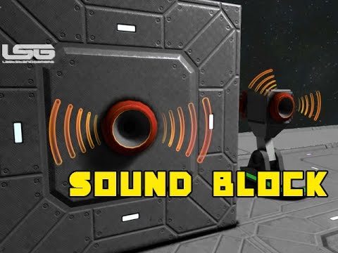 Space Engineers - Sound Block, 3D Alarms & Sound Effects