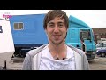 www.bbc.co.uk On any Being Human shoot there are two important locations... The first is the set itself, where the cameras, crew and actors do their thing. The second is the unit base, a massive 'travelling circus' of lorries that set up close by to house the production team. This is where shoots are planned, actors are rushed into make-up and, most importantly, Tom the runner refills his tea urn.