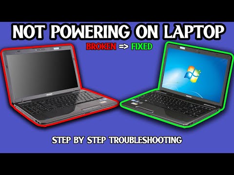 how to repair laptop no power