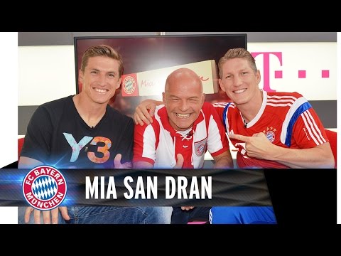 Basti und Tobias Schweinsteiger bei mia san dran