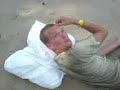 Op het strand in Dennenoord