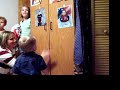 A Baby and a Laser Light