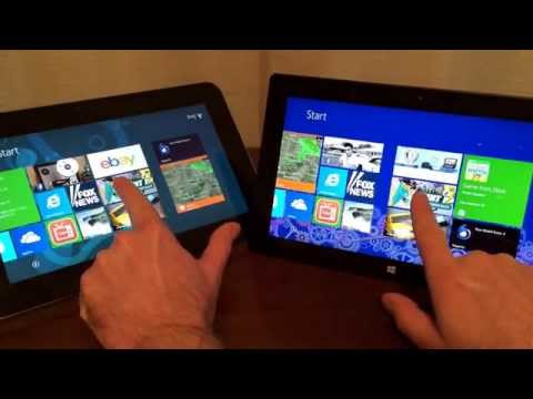 Dell XPS 10 vs Microsoft Surface 32GB Review and Speed Test 8.1 RT $179??