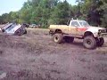 Toyota trying to pull a GMC truck out Toyota trying to pull a GMC truck out