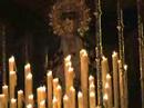 video casero en el que podemos ver al cristo de las almas en el lomo de la amargura y a la virgen de gracia y amparo en el convento de sor �ngela de la cruz.